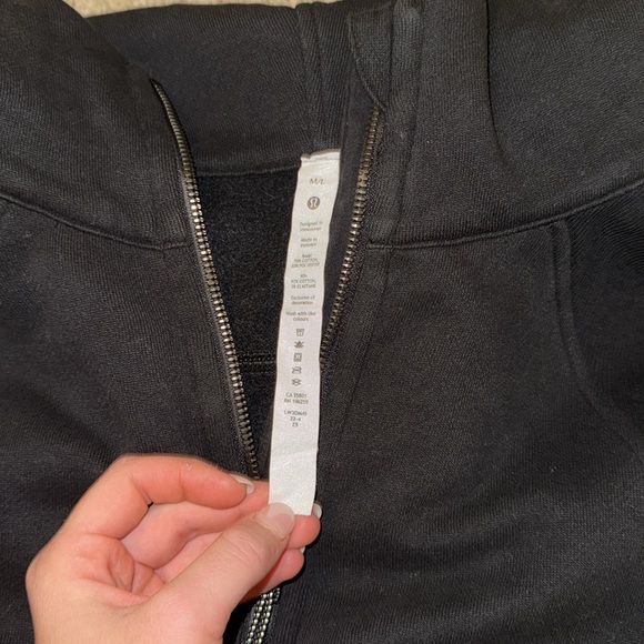 black lululemon scuba half zip hoodie - Picture 2 of 2
